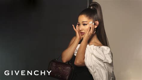 ariana grande givenchy behind the scenes|givenchy new face.